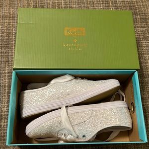 Keds for Kate Spade New York Glitter Sneaker Size 7